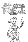 Shell Girls in Puzzle Skulls