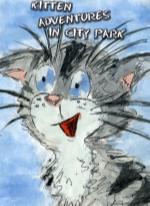 Kitten adventures in city park