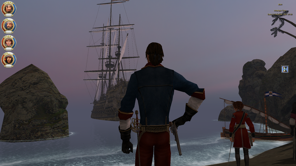 Red pants and red coat