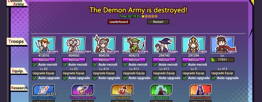 Destroy the Demon Army - Modified