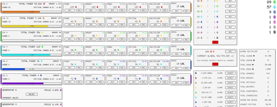 Idle: Generators