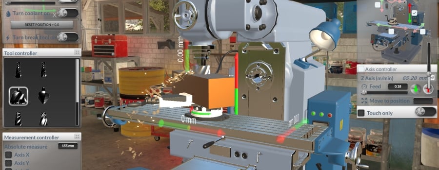 Milling Machine Simulator 3D
