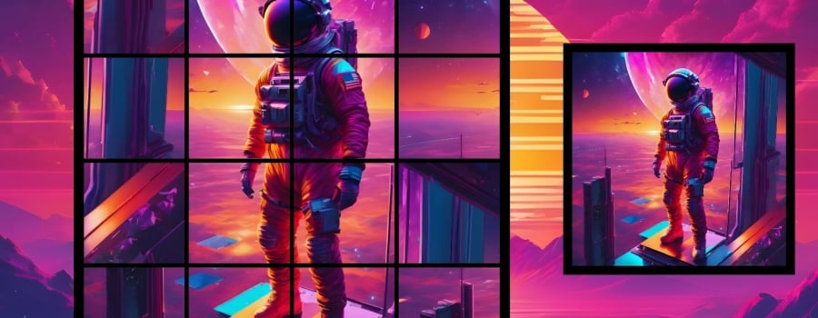 OG Puzzlers: Synthwave Astronauts
