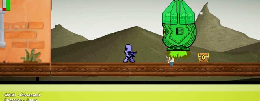 Pixel Robot Return