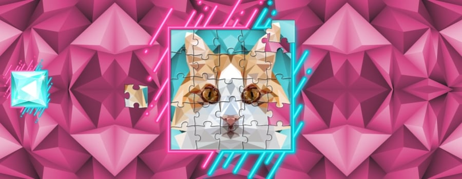 Poly Jigsaw: Cats