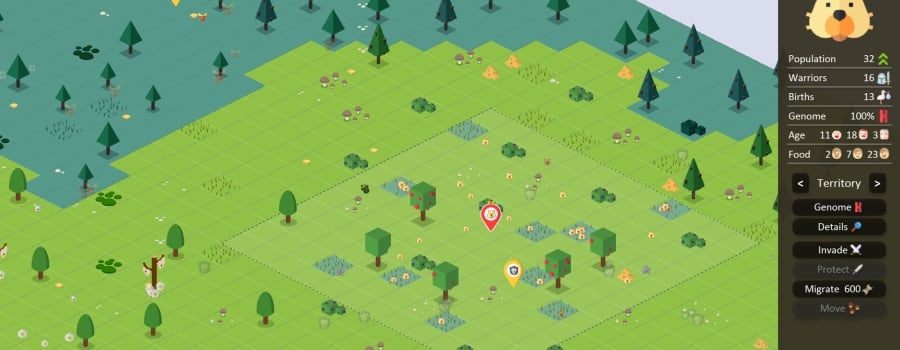Territory: Animals Genetic Strategy