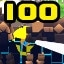 100 Enemies down