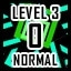 Level 3 - Normal - 0 Points