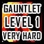 Gauntlet - Very Hard - Level 1 Completed