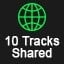 10 Tracks Shared