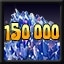 Collect 150000 crystals