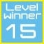 level 15 winner!