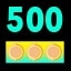 Get a total of 500 score
