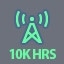 Streamed a total of 10000 hours.