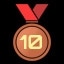 Get 10 brozne medals