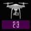 Use holodrones 23 times.
