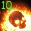 Die by the hungry flame 10x!