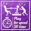 Play with a friend on a speed game 50 times