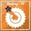 Destroy 10 obstacle by a star