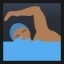 Man Swimming - Medium-Dark Skin Tone