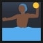 Man Playing Water Polo - Dark Skin Tone