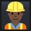 Construction Worker - Dark Skin Tone
