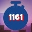 1161 seconds