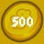 500 Coins Spent!