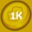 1k Coins Spent!