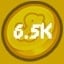 6.5k Coins Spent
