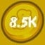 8.5k Coins Spent
