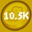 10.5k Coins Spent