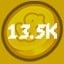 13.5k Coins Spent
