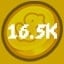 16.5k Coins Spent