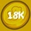 18k Coins Spent