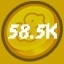 58.5k Coins Spent
