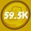59.5k Coins Spent