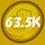 63.5k Coins Spent