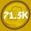 71.5k Coins Spent