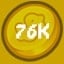 76k Coins Spent