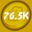 76.5k Coins Spent