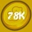 78k Coins Spent