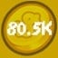80.5k Coins Spent