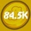 84.5k Coins Spent