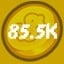85.5k Coins Spent