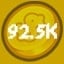 92.5k Coins Spent