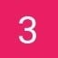 3, pink, monospace