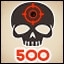 500 skeletons shot!