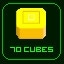 Got 70 Yellow Cubes!
