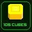 Got 105 Yellow Cubes!